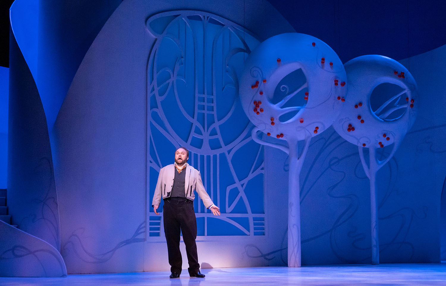 Matthew Swensen as Count Almaviva in The Barber of Seville, photo by Don Ipock