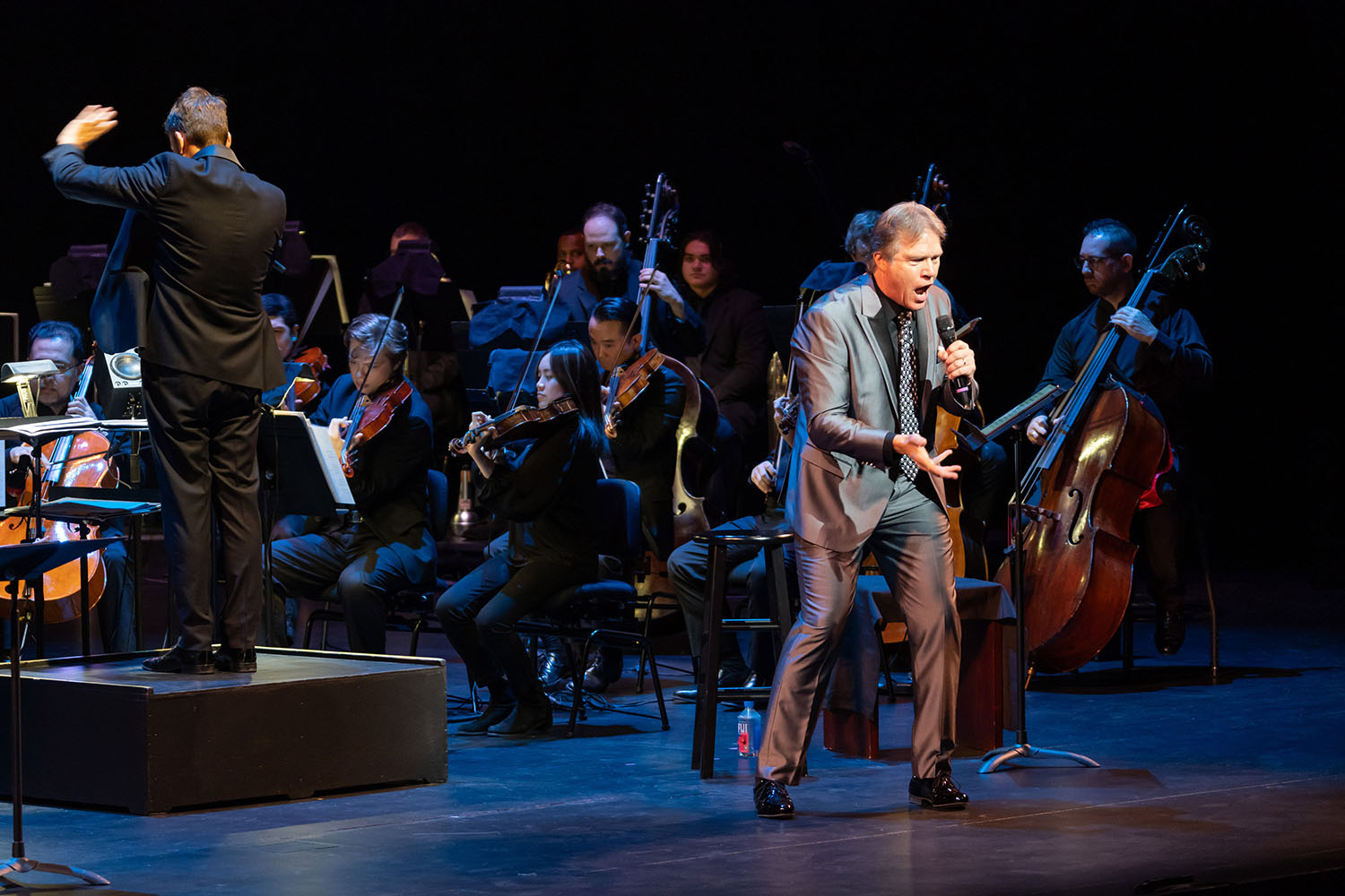 Baritone Rod Gilfry during The Brightness of Light, photo by Don Ipock