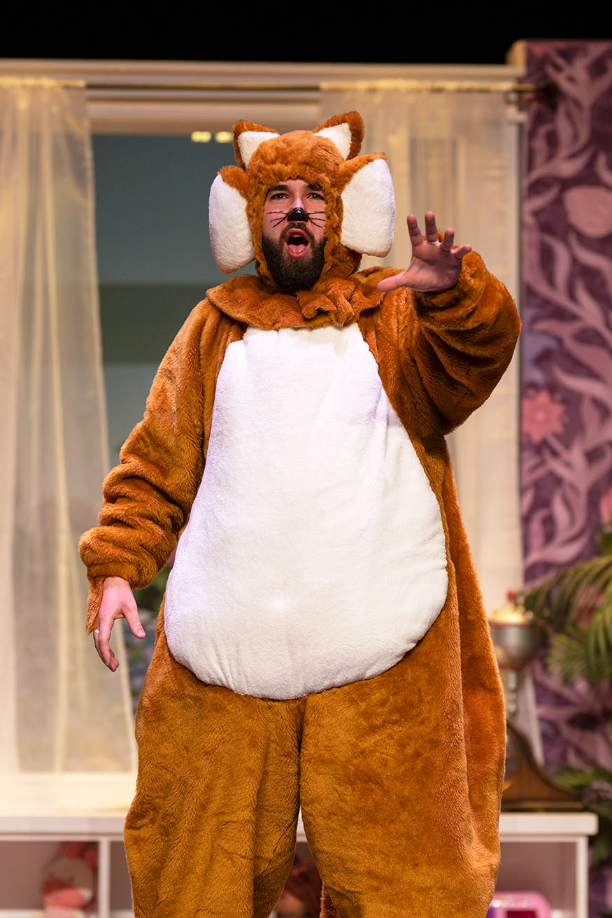 Resident Artist Alex Smith during Maya and the Magic Ring, photo by Andy Newbegin