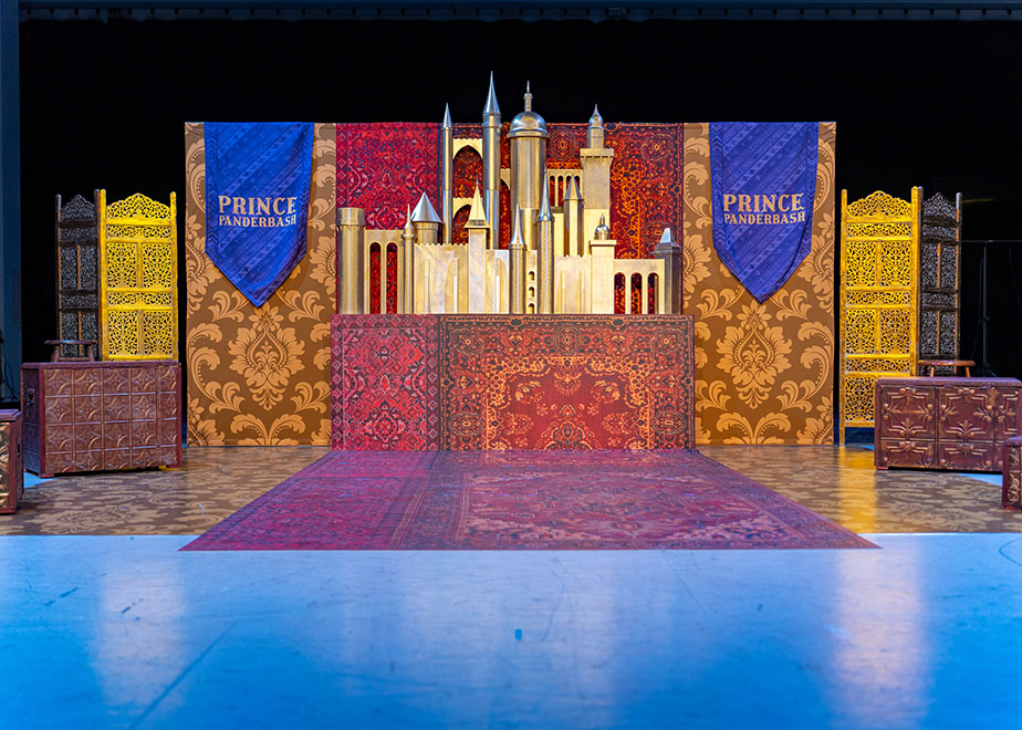 The set of The Haberdasher Prince by Steven C. Kemp, photo by Andrew Schwartz